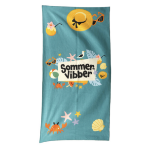 Microfiber håndkle Sommervibber – 2pk